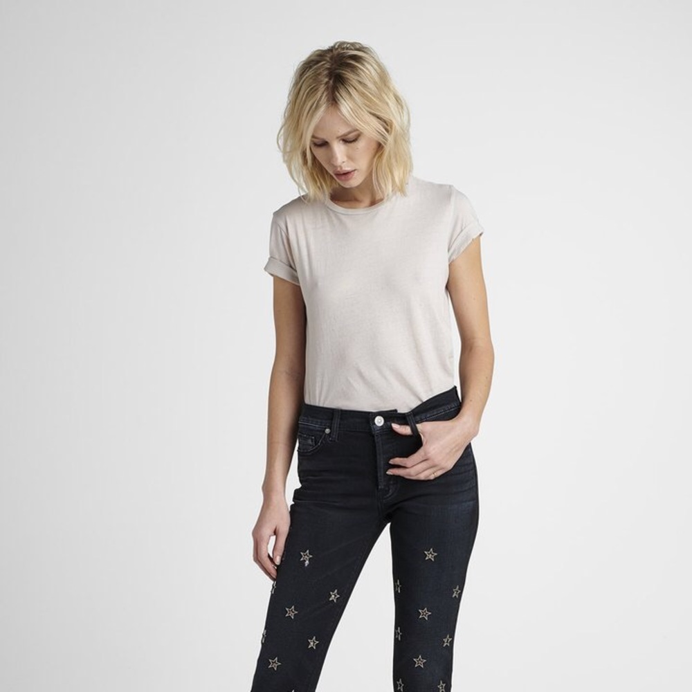 Hudson black denim star jeans, boyfriend style!